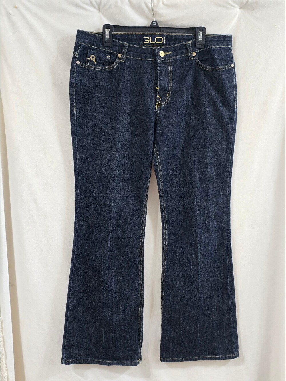 3LO Junior Girls Dark Blue Denim Jeans Size 15